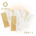 Соль для ванны KINKA с золотом и розой (комплект 5шт)