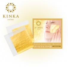 Салфетки из косметического золота KINKA Gold Leaf for Beauty 24K 20шт