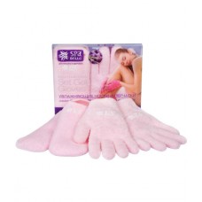 Увлажняющие перчатки и носки с экстрактом лаванды цвет розовый